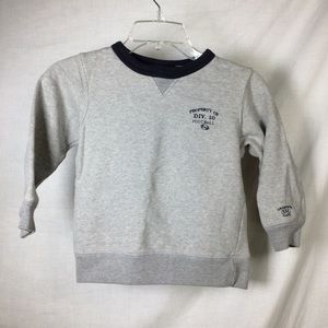 Sportrax Boys Gray Blue Embroidered Sweatshirt